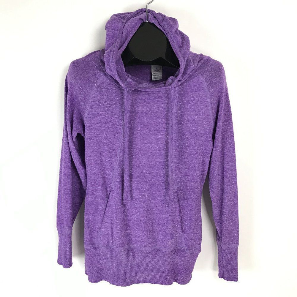 The North Face Hoodie Women's Small Purple Pullover Sweatshirt Pockets Outdoor